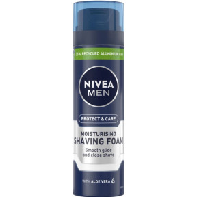 Піна для гоління NIVEA MEN Захист та догляд, зволожувальна, 200 мл